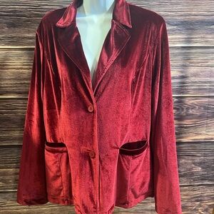 Velvet Red Women's Jacket